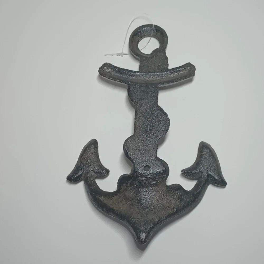 Rustic Cast Iron Ship Anchor Nautical Maritime Wall Hanging Hook Beach Decor